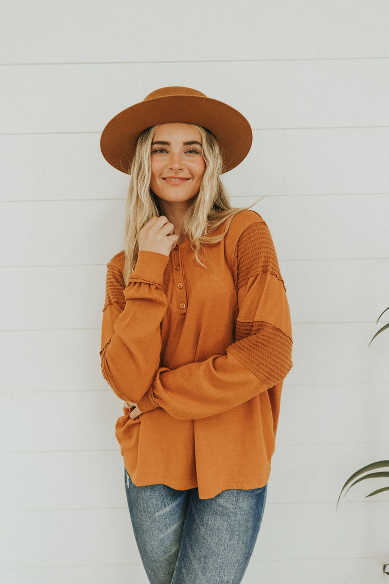 Just Too Sweet Contrast Sleeve Top