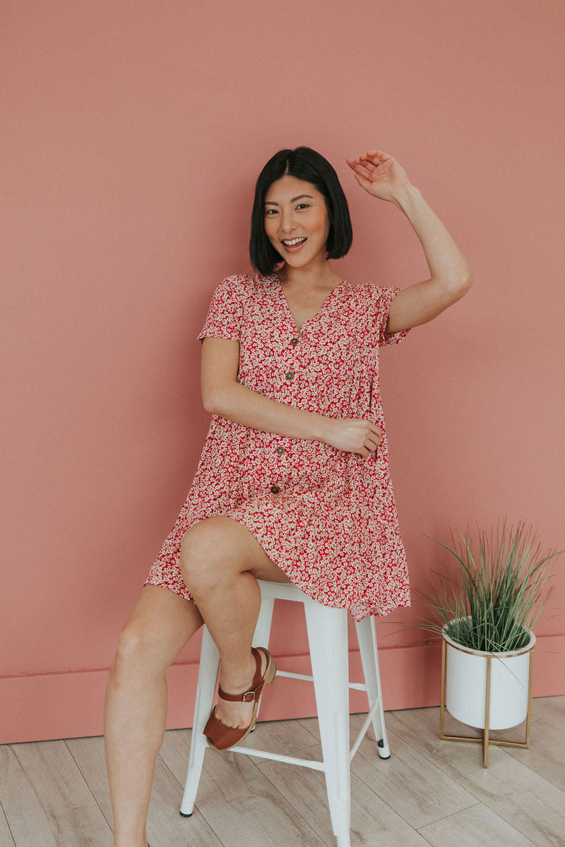 Before You Know It Ditsy Floral Dress