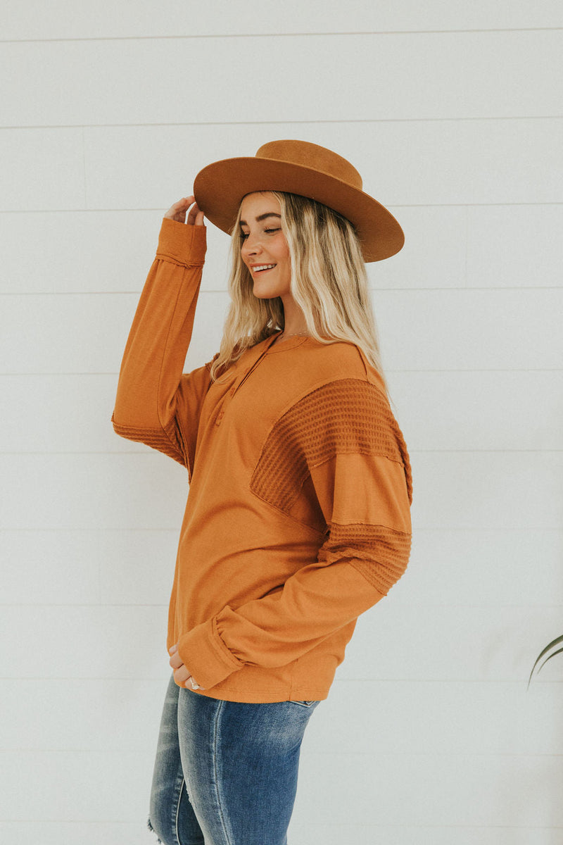 Just Too Sweet Contrast Sleeve Top