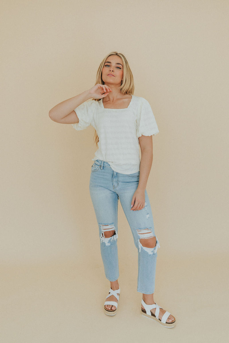 Be A Standout Puff Sleeve Top