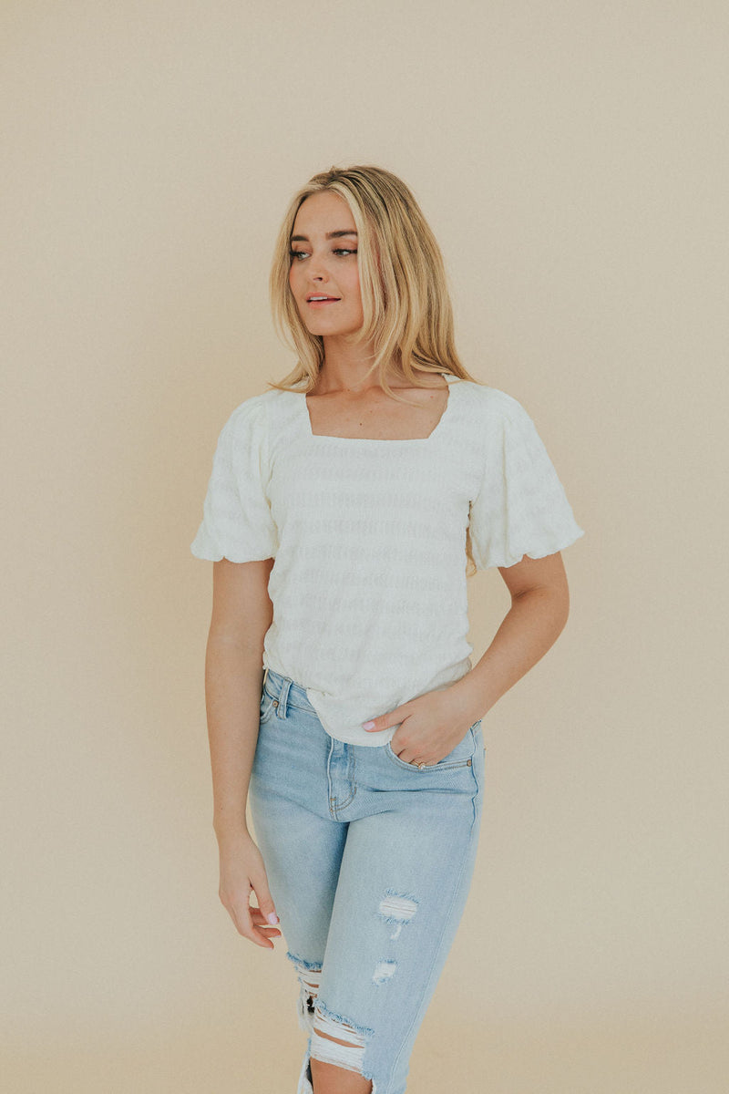 Be A Standout Puff Sleeve Top