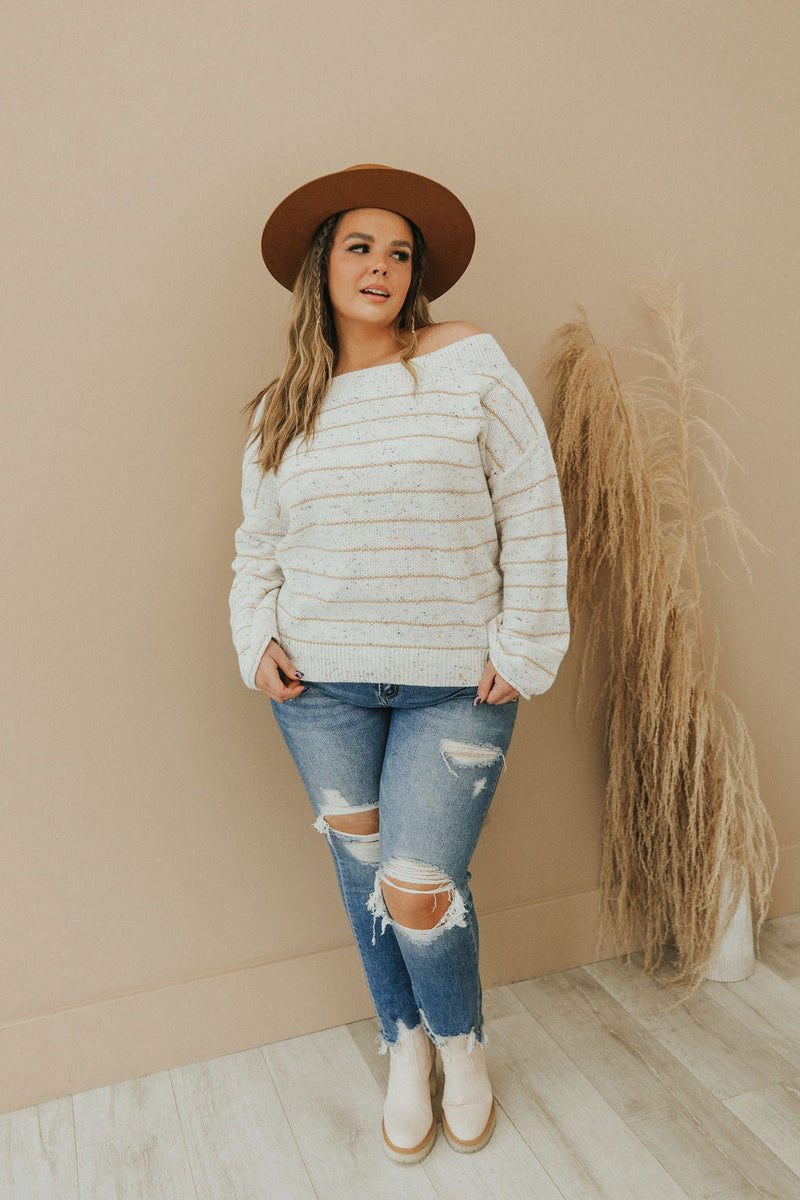 Fall Break Striped Sweater