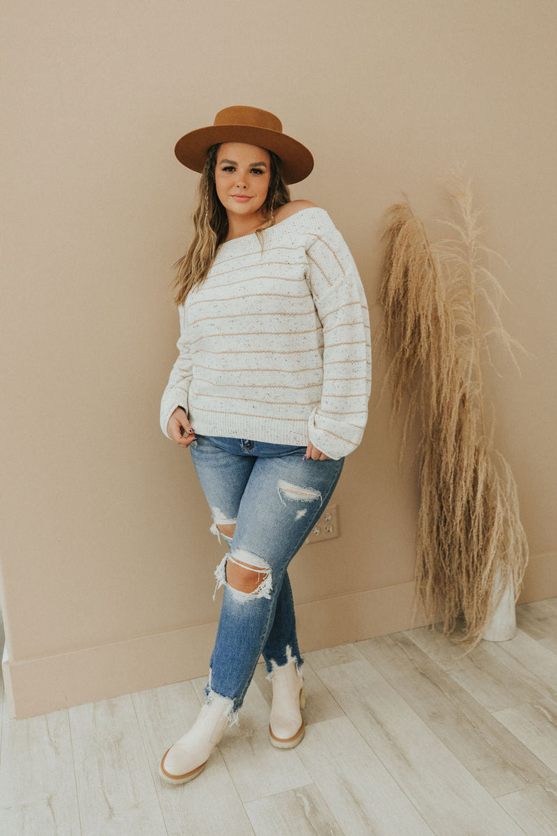 Fall Break Striped Sweater