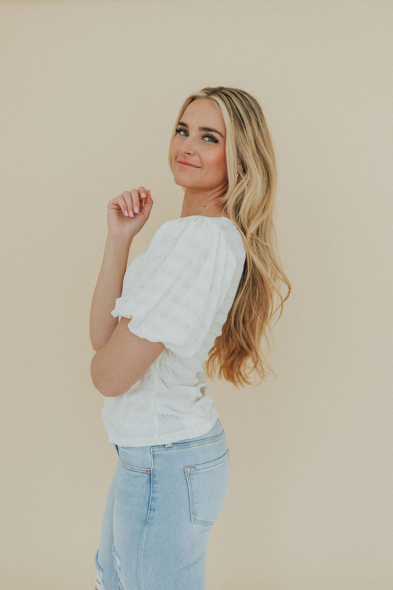 Be A Standout Puff Sleeve Top