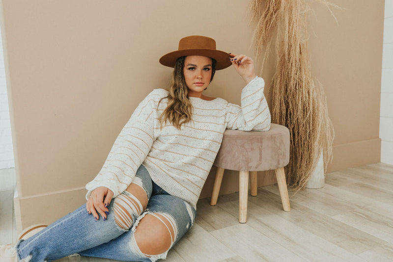 Fall Break Striped Sweater