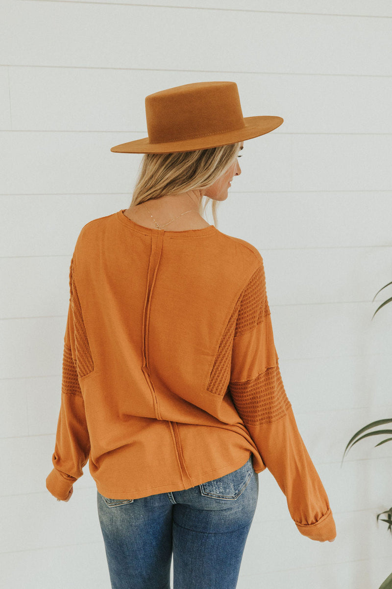 Just Too Sweet Contrast Sleeve Top