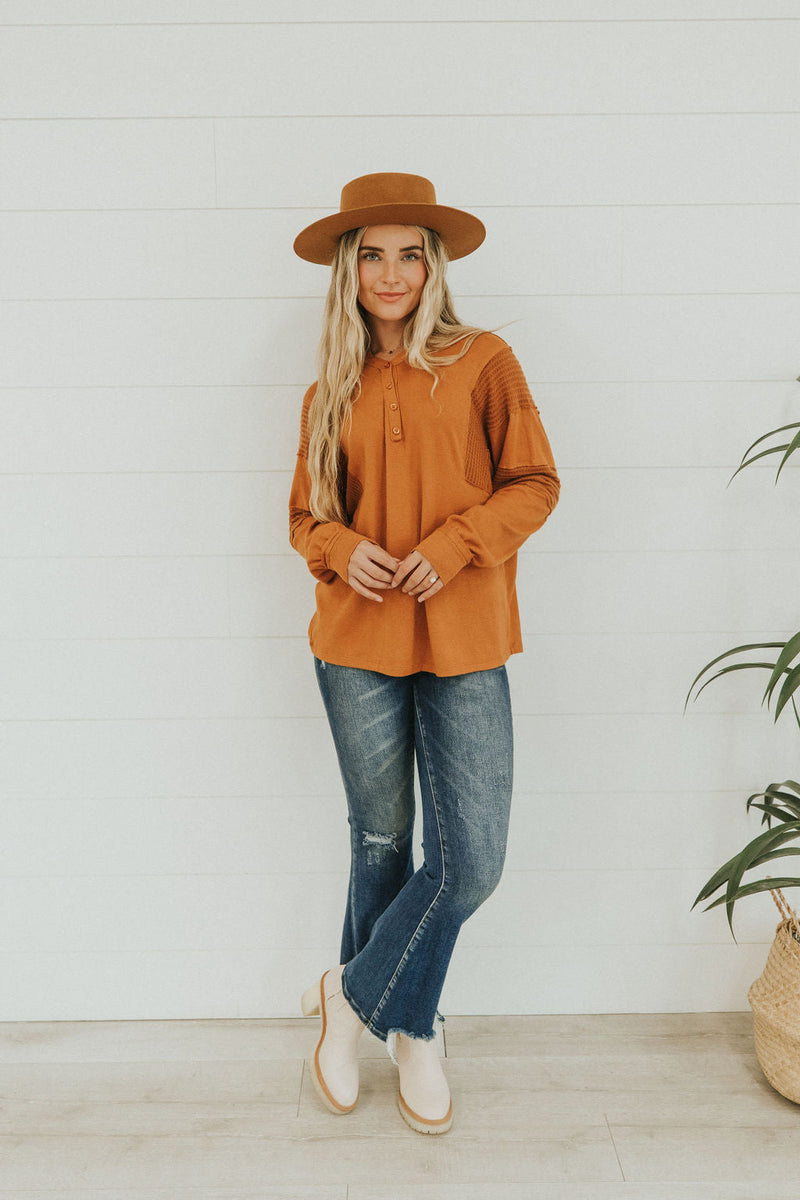 Just Too Sweet Contrast Sleeve Top