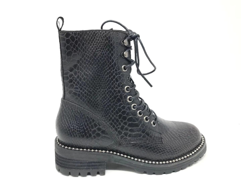 Conquest Snake Print Combat Boot