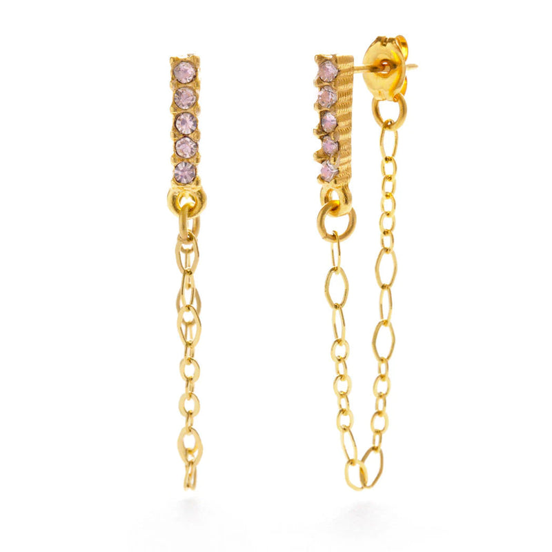 Celeste Bar Studs