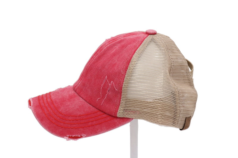 High Ponytail Ball Cap