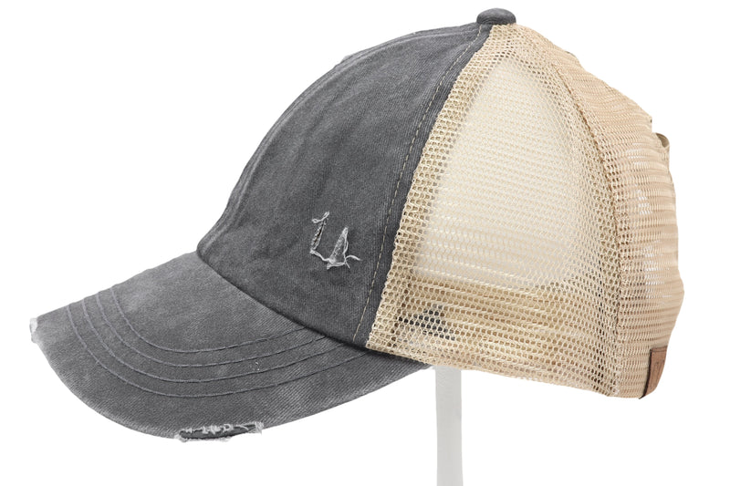 High Ponytail Ball Cap