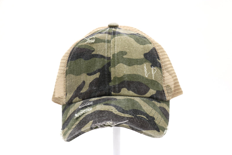 High Ponytail Ball Cap