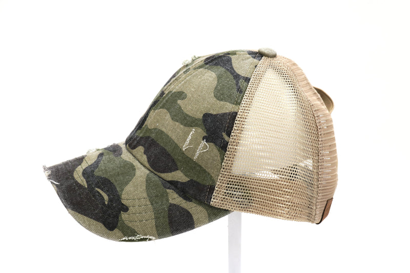 High Ponytail Ball Cap