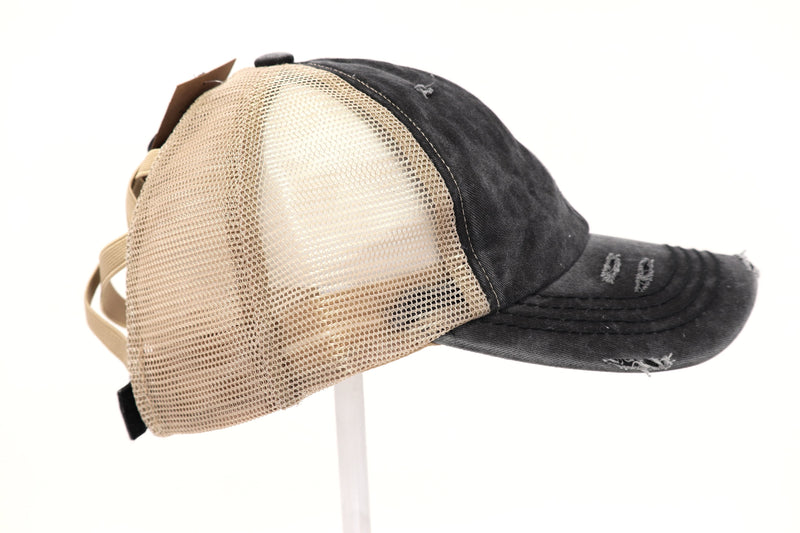 High Ponytail Ball Cap