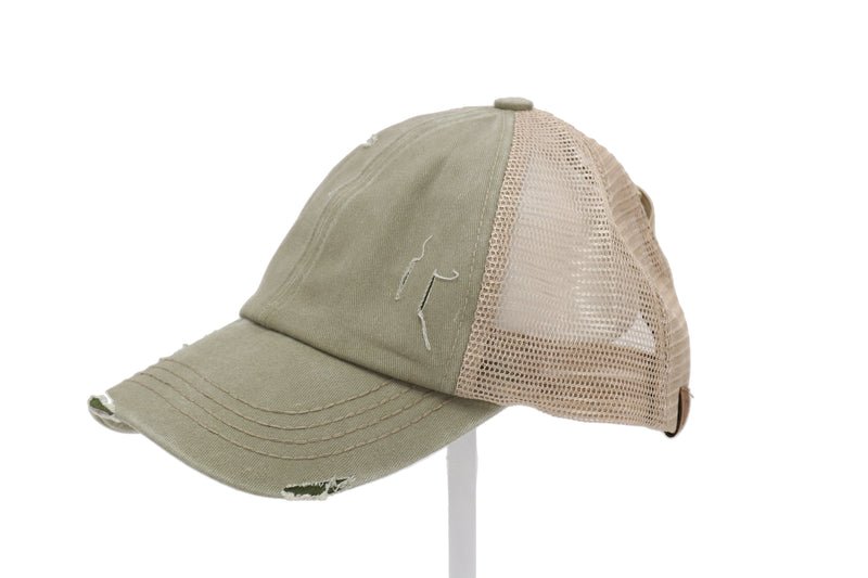 High Ponytail Ball Cap