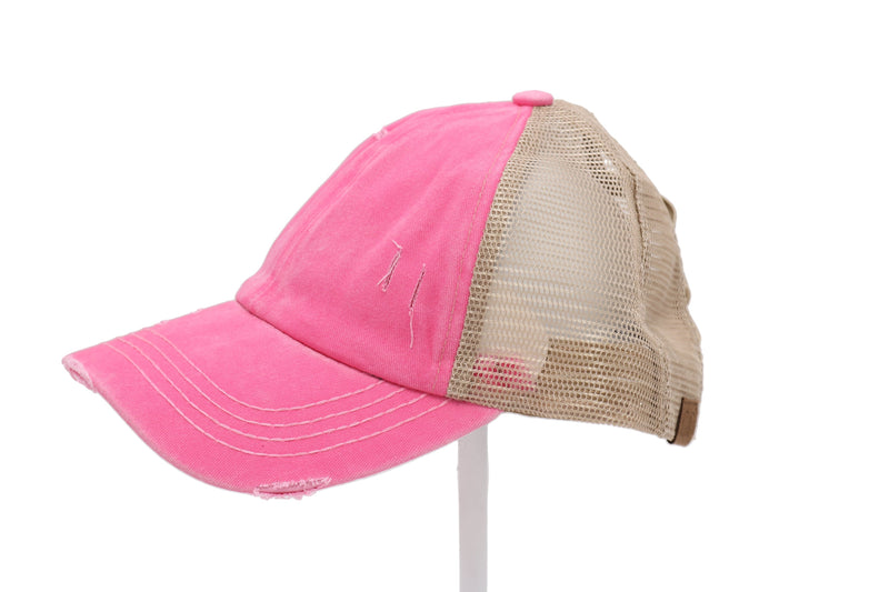 High Ponytail Ball Cap
