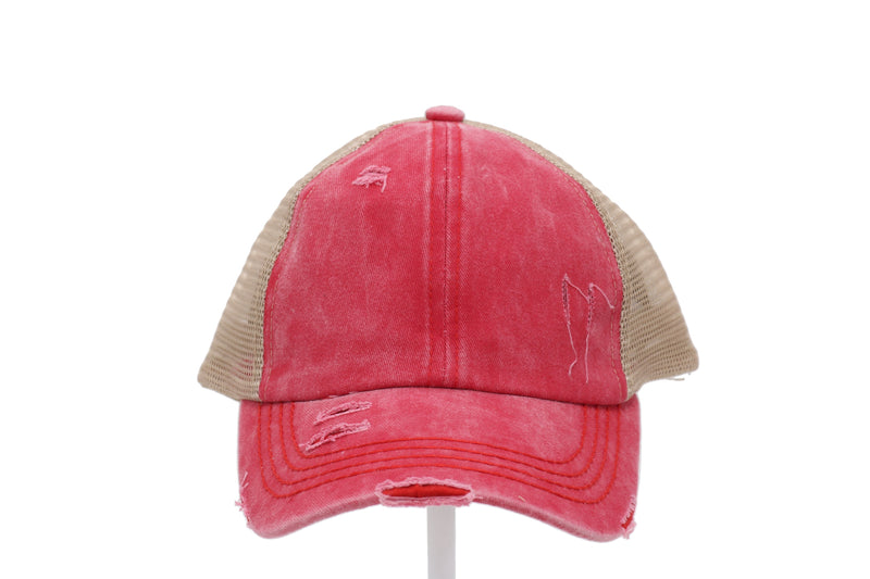 High Ponytail Ball Cap