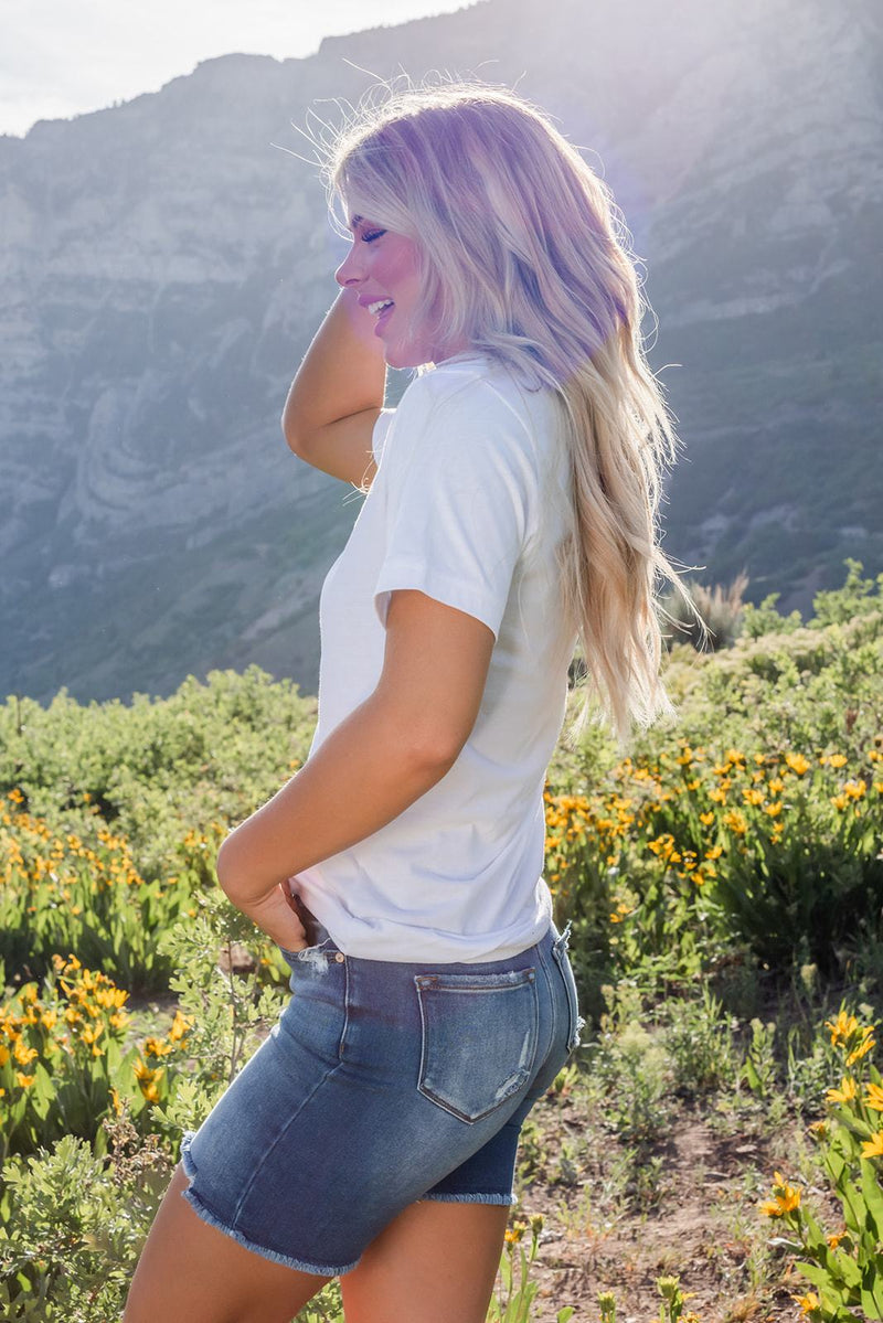 Starry Moon Abstract Graphic Tee