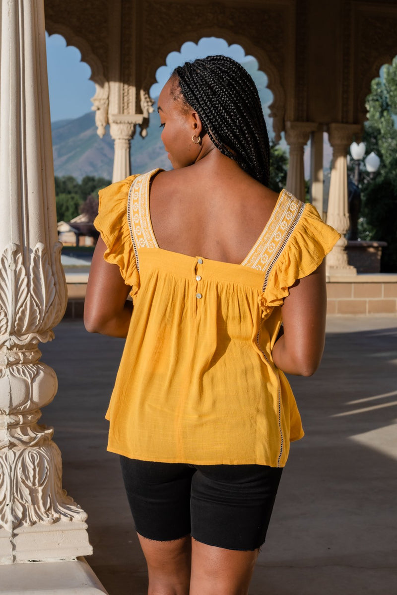 Romantic Muse Embroidered Top