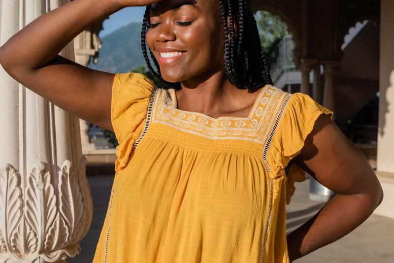 Romantic Muse Embroidered Top