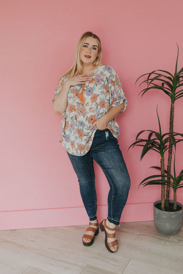 Just You Wait Floral Top
