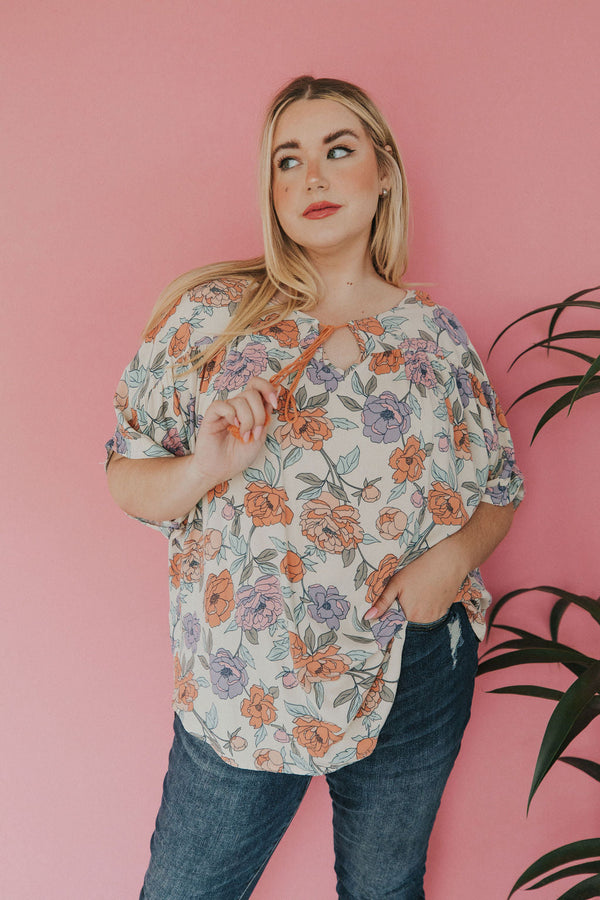 Just You Wait Floral Top