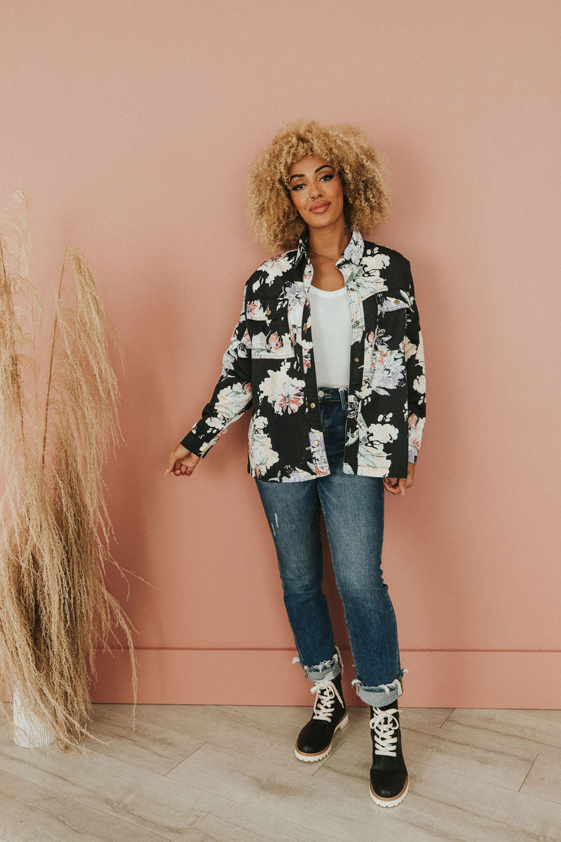 Floral Desires Printed Jacket