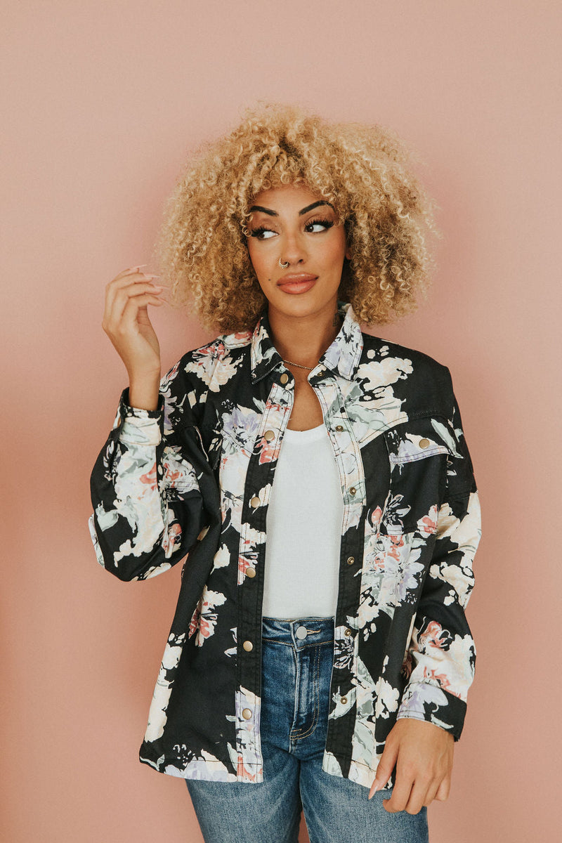 Floral Desires Printed Jacket