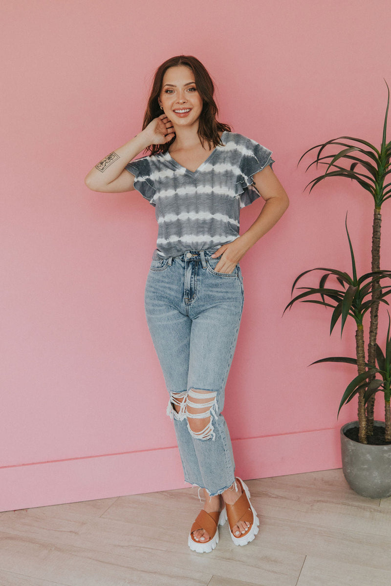 As You Go Ruffle Sleeve Top
