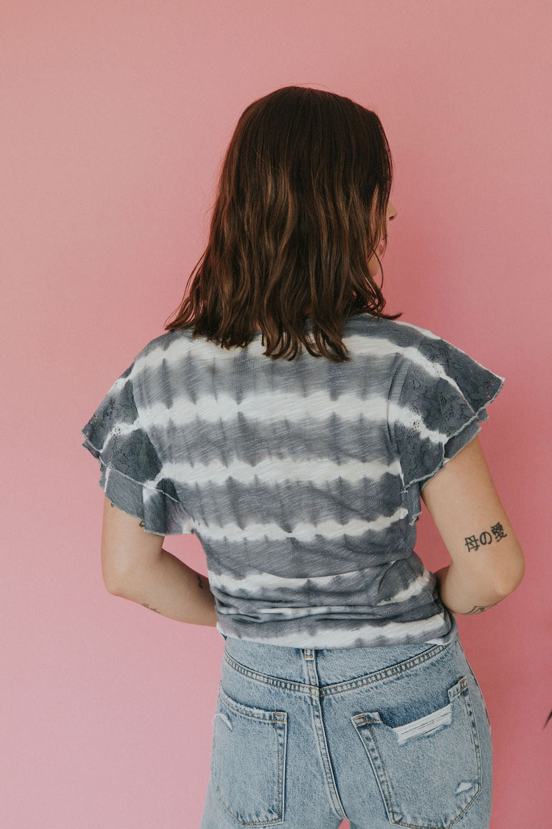 As You Go Ruffle Sleeve Top