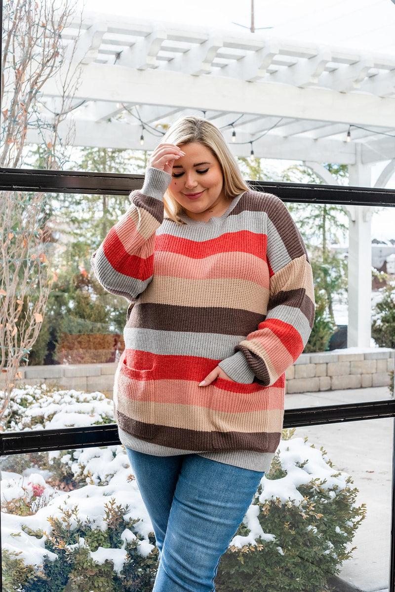 Lazy Days Striped Sweater