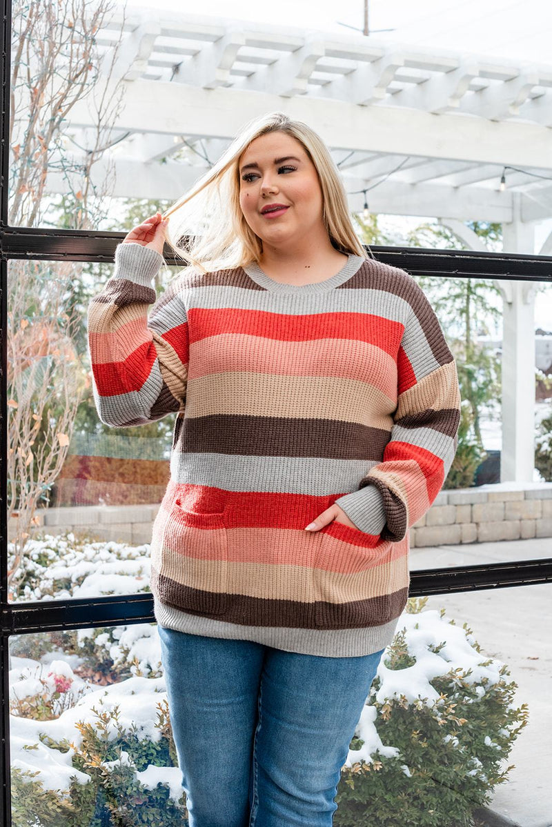 Lazy Days Striped Sweater