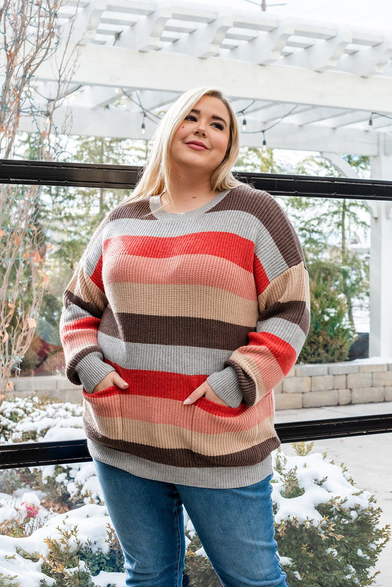 Lazy Days Striped Sweater