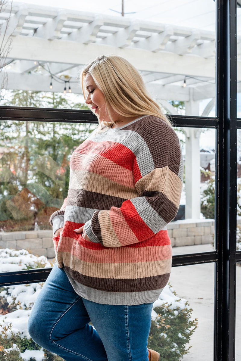 Lazy Days Striped Sweater