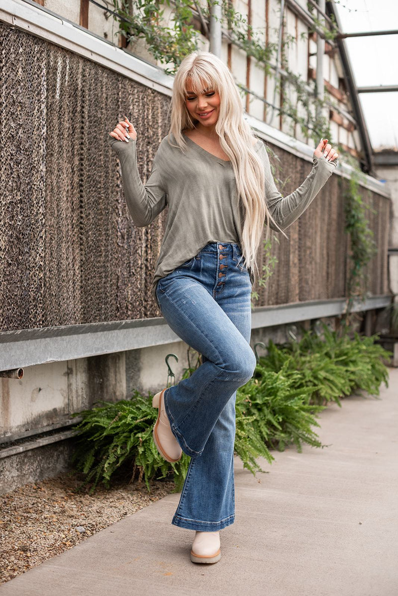 You're Really Lovely Flare Jeans