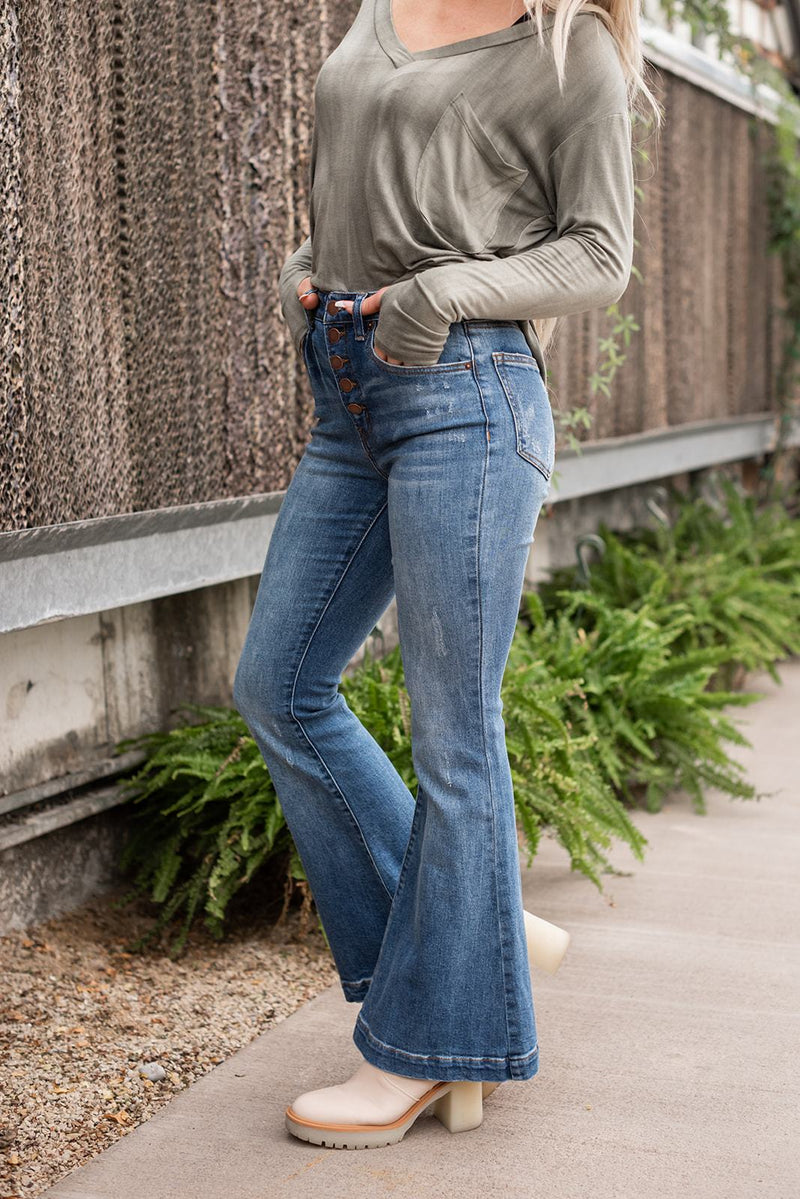 You're Really Lovely Flare Jeans