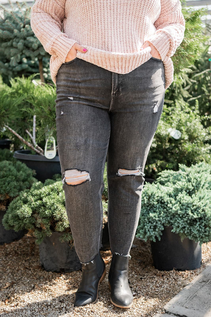 Looking Fine Distressed Jeans