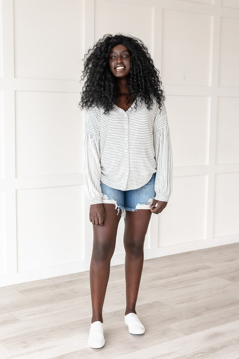 Bright Side Button-Up Top